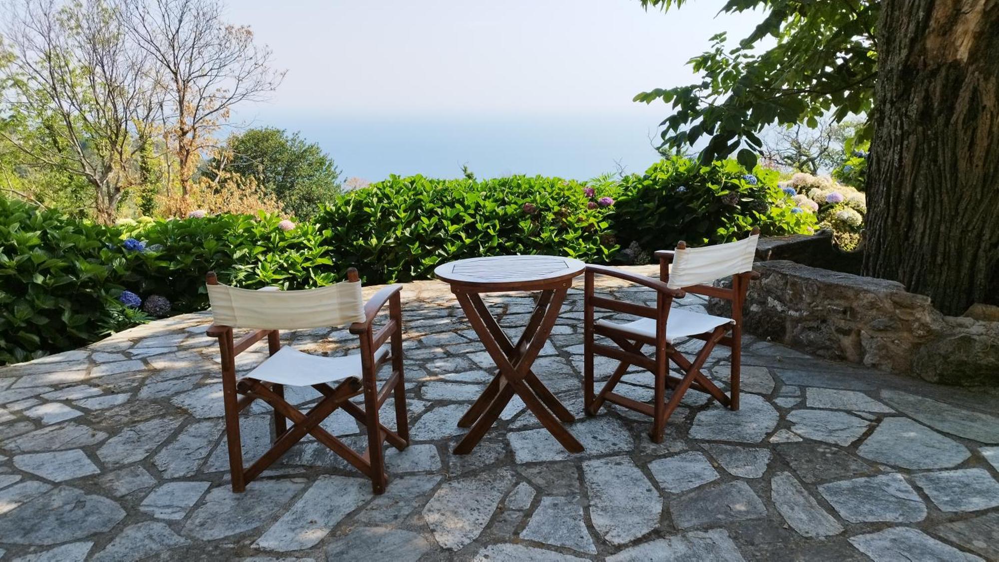 Villa White Stone House With Great Sea View Tsagkarada Exterior foto